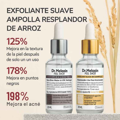 PeelShot™: Tratamiento Coreano exfoliante suave de Arroz negro