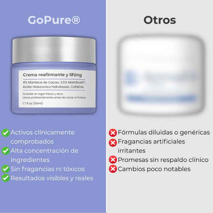 GoPure™: Crema reafirmante para cuello y escote