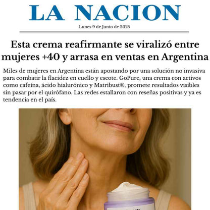 GoPure™: Crema reafirmante para cuello y escote
