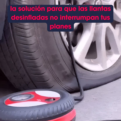 TIREFLEX™:MINI COMPRESOR DE AIRE PORTATIL(SOLUCIÓN PARA EMERGENCIAS)