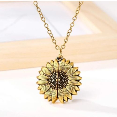 Collar Locket Sunshine: Descubre el secreto del girasol🌻