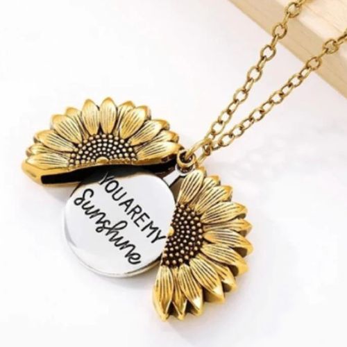 Collar Locket Sunshine: Descubre el secreto del girasol🌻