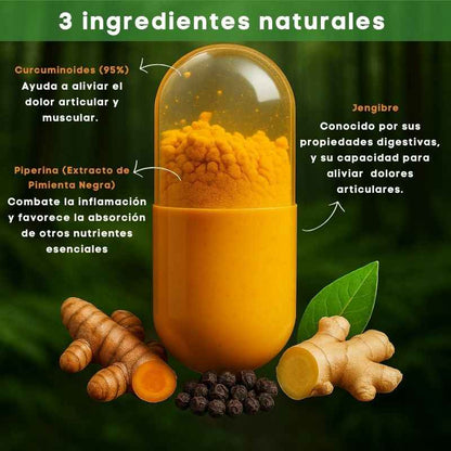 Antiinflamatorio Natural en Cápsulas de Curcuma