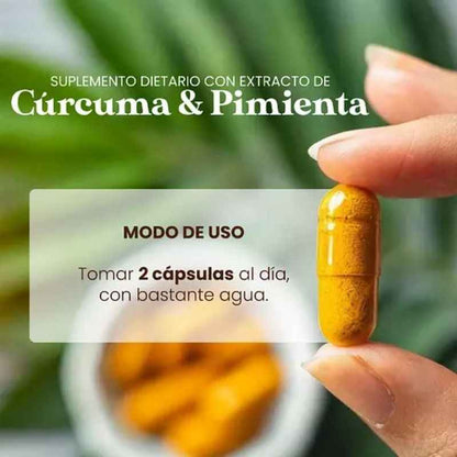 Antiinflamatorio Natural en Cápsulas de Curcuma