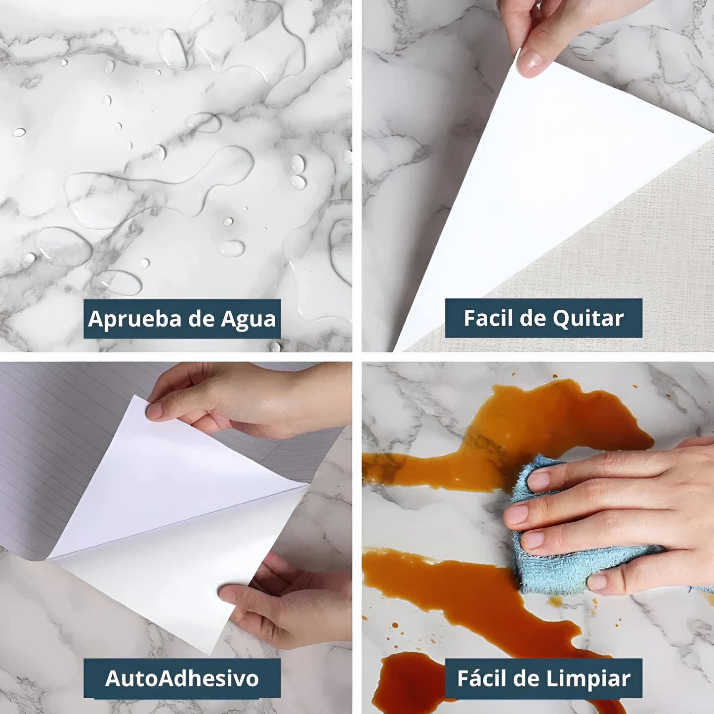 LUXMARBLE™:PAPEL MARMOLIZADO DE LUJO (60cm x 2m) | PAGA 1 LLEVA 2