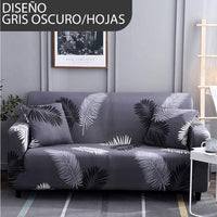 Gris Oscuro/Hojas