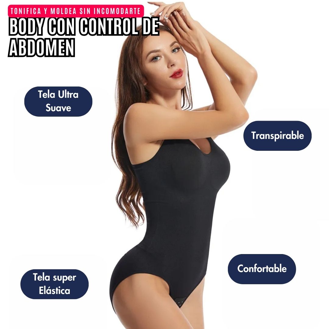 SILUETSUIT™: BODY CONTROL ABDOMEN NEGRO | LUCE SIEMPRE PERFECTA