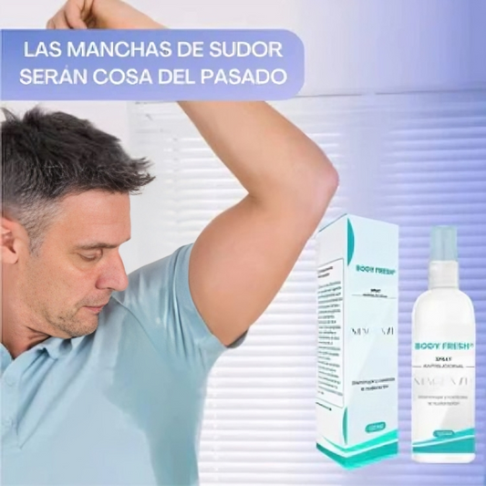 BODYFRESH™: SPRAY ANTISUDORAL 120 ML, DILE ADIÓS AL SUDOR  ¡SUPER PROMO 50% OFF 🔥 !