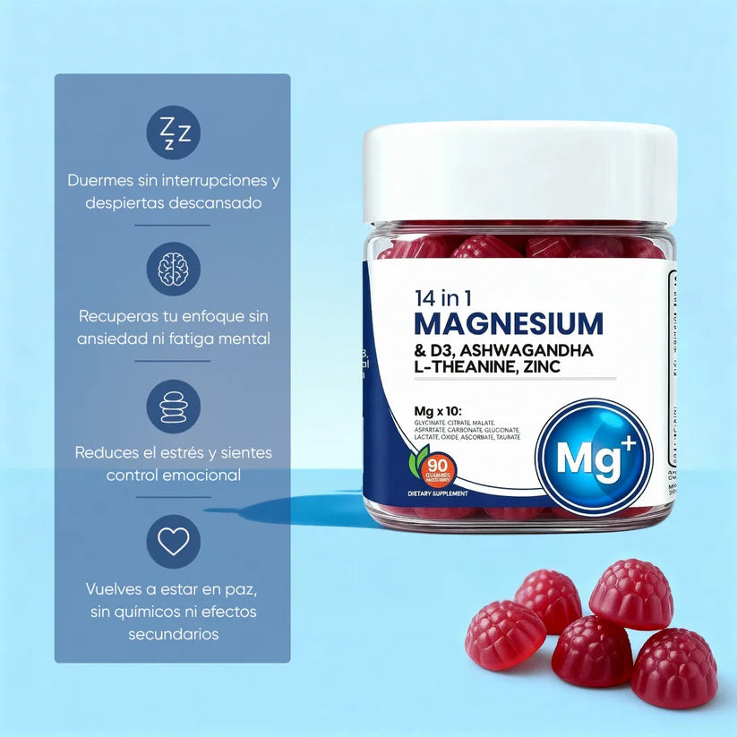 Calmansa™: Gomitas de Magnesio