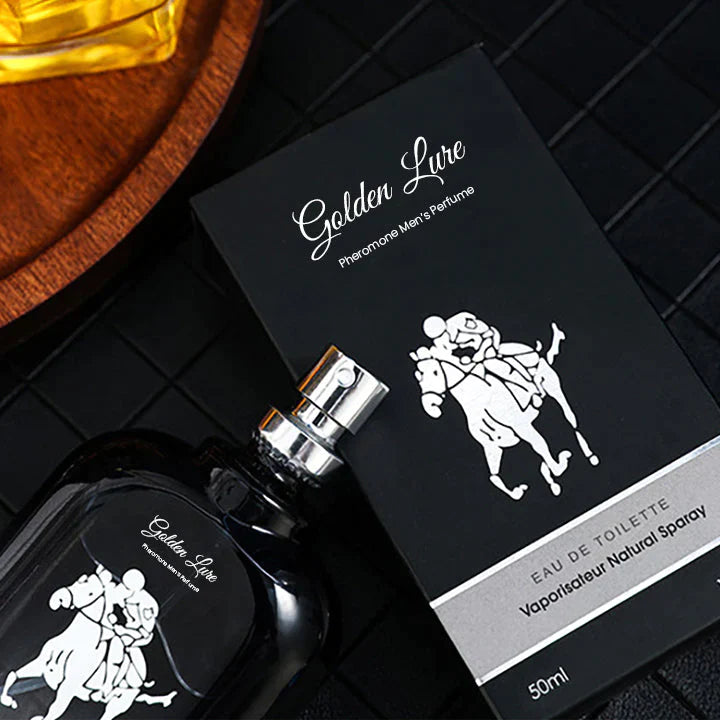 Golden Lure-Perfume de feromonas para hombre y mujer, espray de