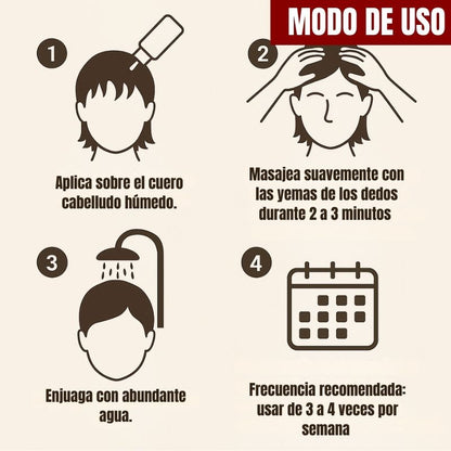 Crecilab™: Shampoo con Minoxidil, Biotina & Bergamota 250ml