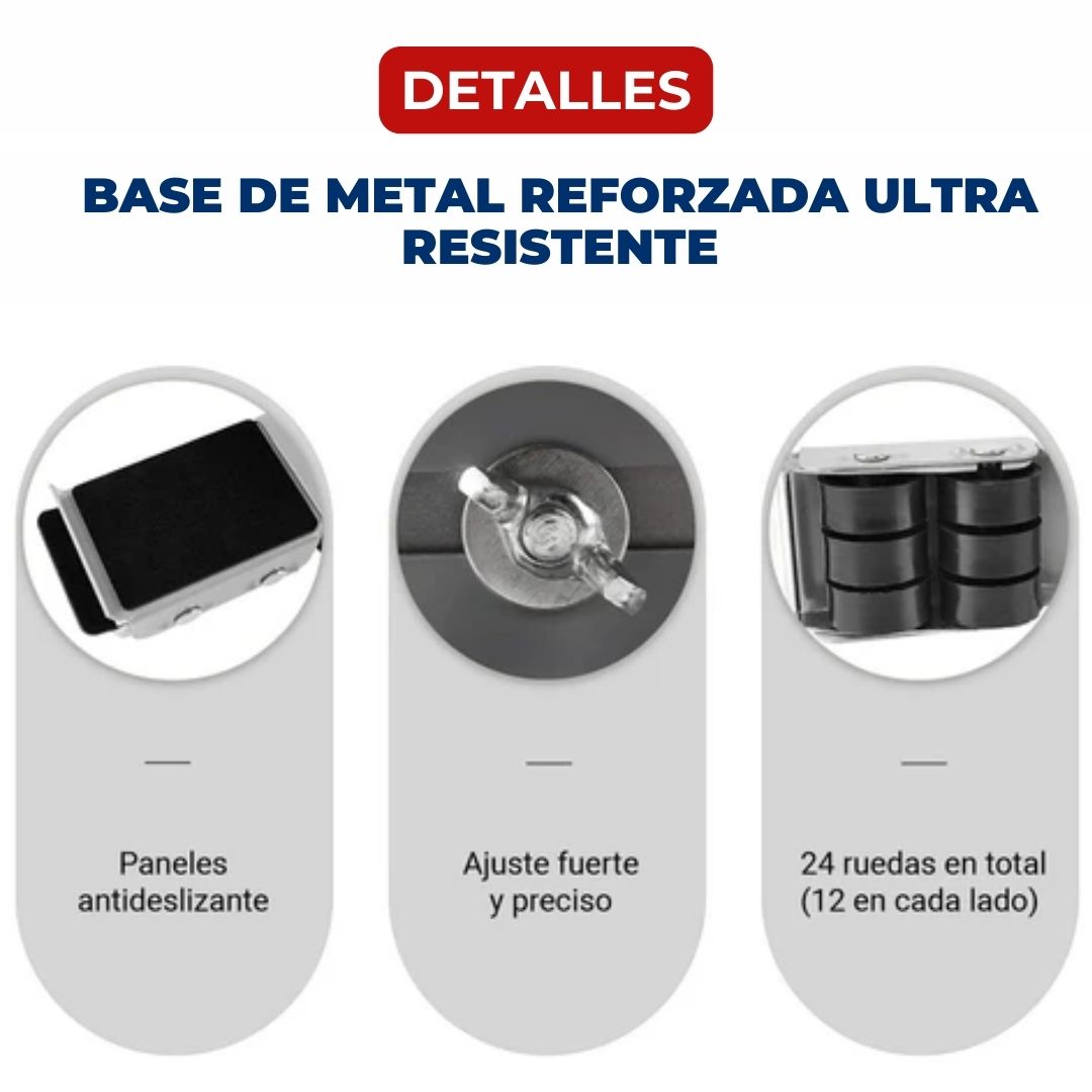 RONLAP™: 2 BASES MOVIL PARA ELECTRODOMÉSTICOS PESADOS