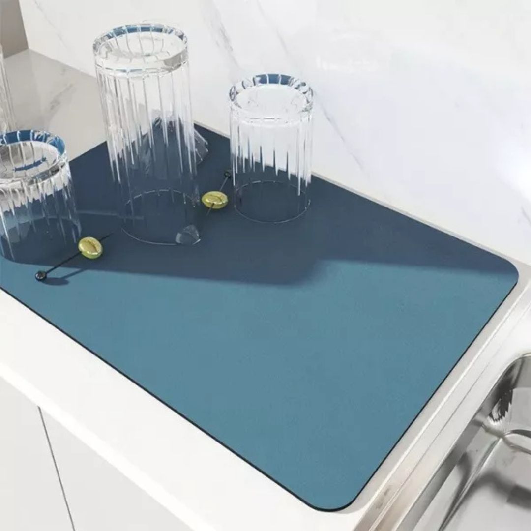 KITCHENMAT™: TAPETE ESCURRIDOR ABSORBENTE PARA TU HOGAR⭐