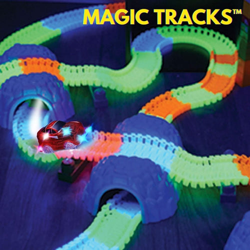 MAGIC TRACKS™: PISTA DE CARRERAS 360 PIEZAS CON LUCES 18 PIES ¡ SUPER PROMO BLACK DAYS 🔥 !