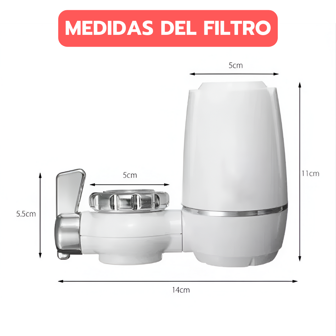 FILTRO PURIFICADOR DE AGUA PREMIUM INCLUYE 7 CAPAS DE FILTRADO