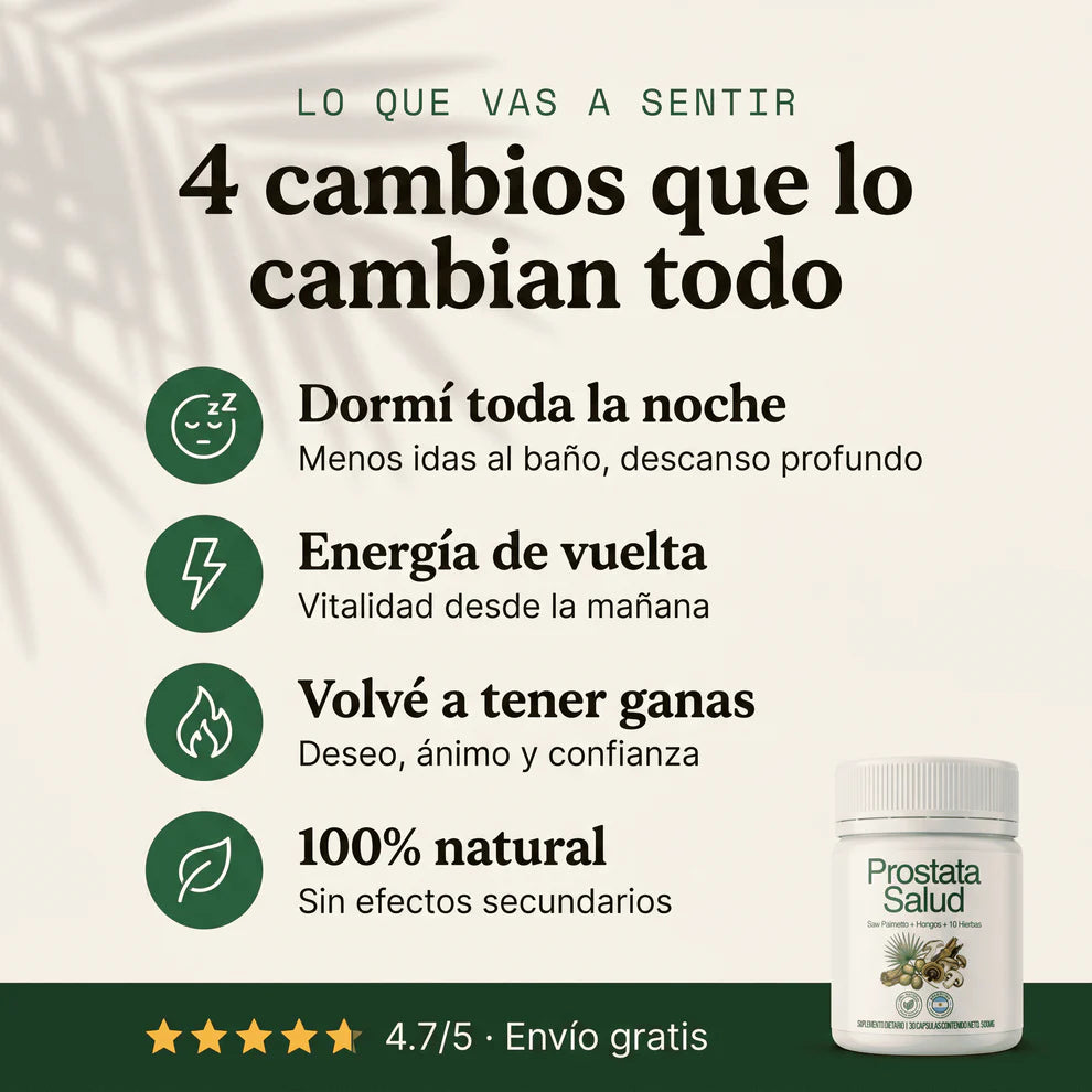 Suplemento para la salud de la prostata