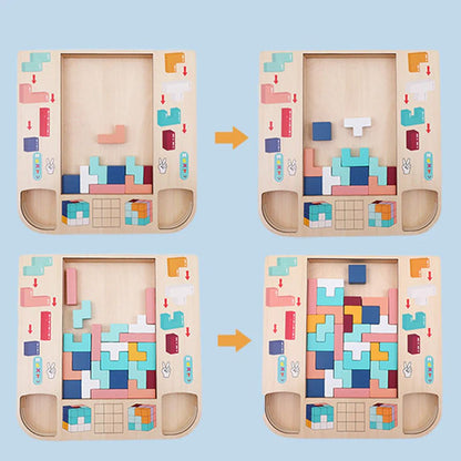 TETRISWOOD ™:TETRIS DE MADERA MONTESSORI