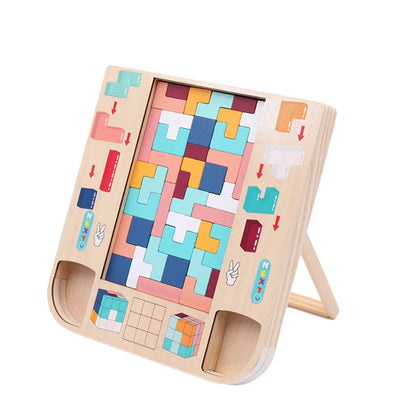 TETRISWOOD ™:TETRIS DE MADERA MONTESSORI