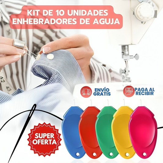 KIT POR 10 ENHEBRADORES DE AGUJA ¡PRODUCTO DE LUJO!