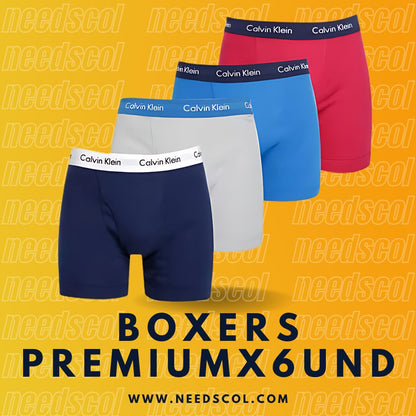 BOXER ULTRA SUAVE PREMIUM X6 UNIDADES | COMODIDAD TODO EL DIA