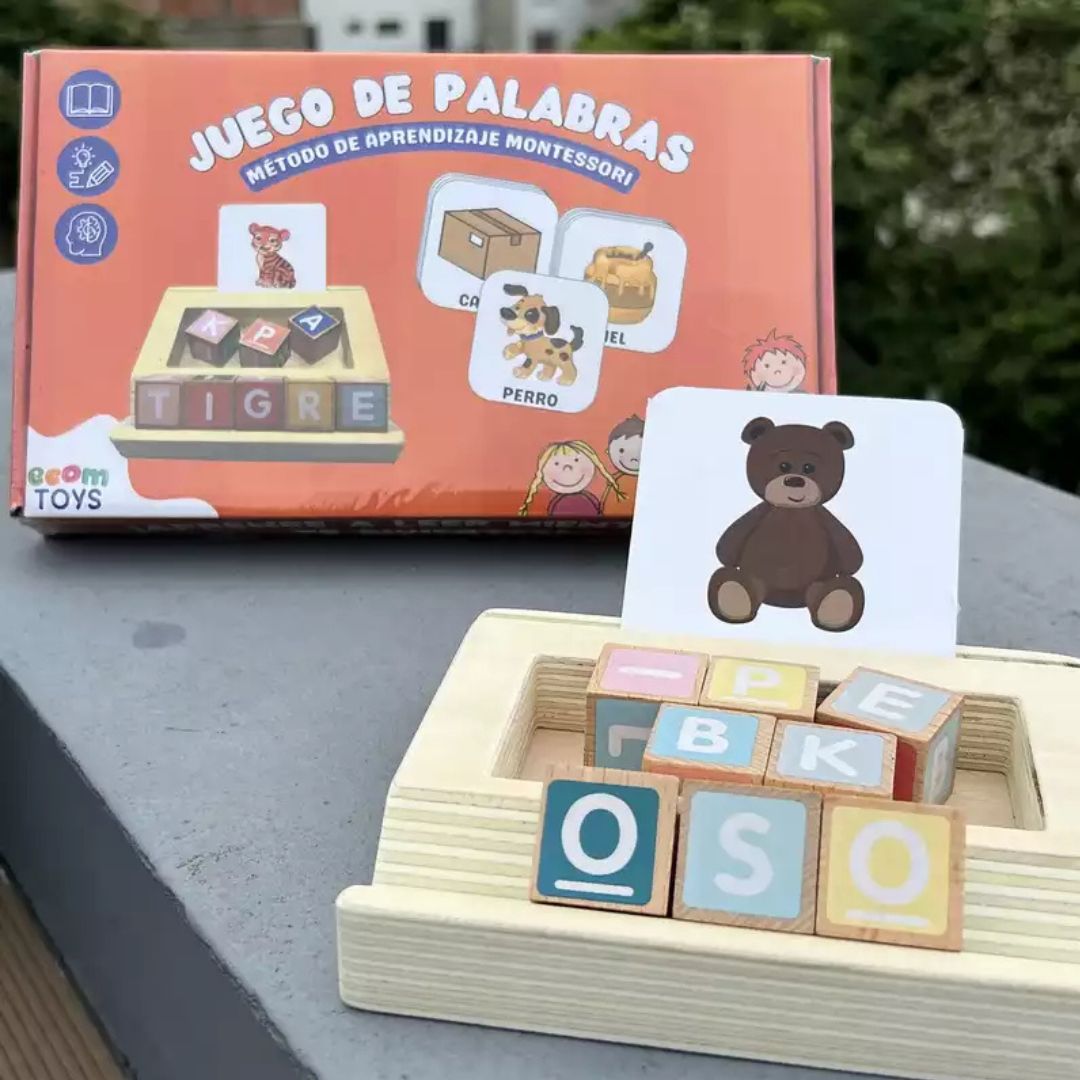 ABCWord™: JUEGO DE PALABRAS MONTESSORI 🧩 OBSEQUIO: E-BOOK ESTIMULACIÓN LENGUAJE