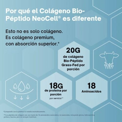 Biopéptidos de colágeno de animales alimentados con pasto