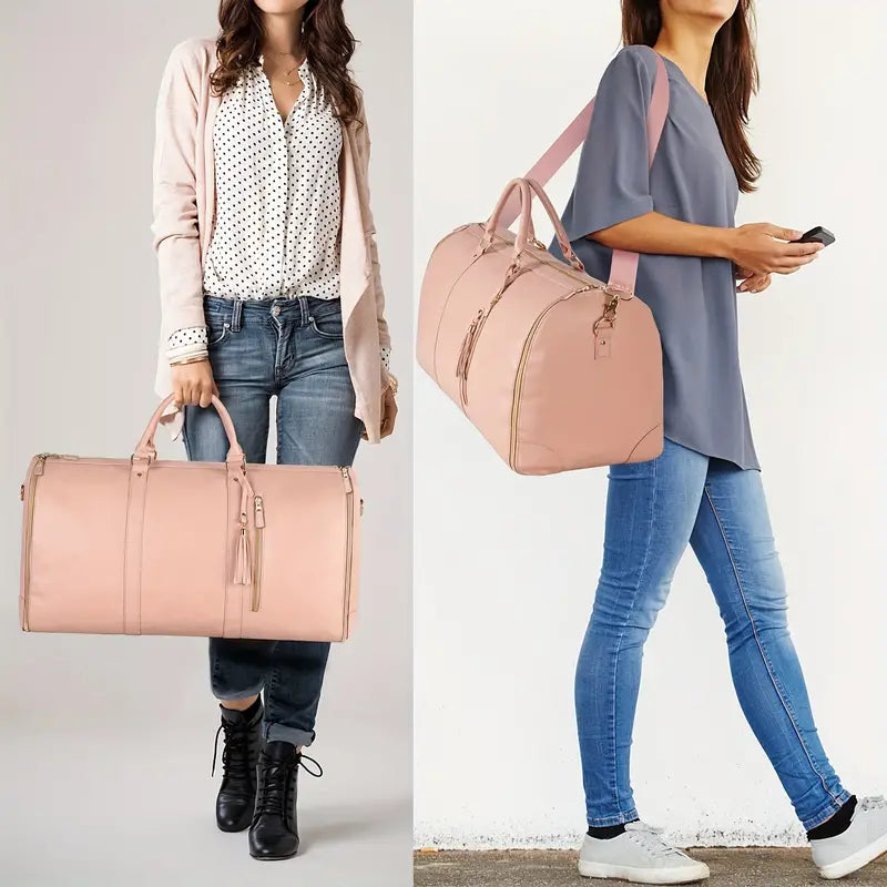 TraveLuxe™: Bolso de viaje plegable | obsequio: Cubrezapatos impermeable