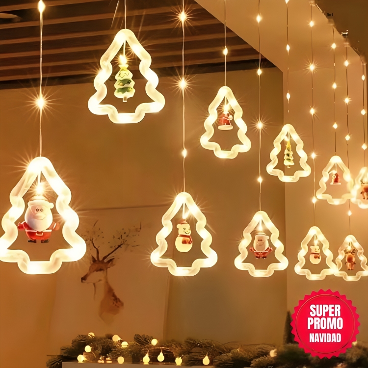 Cortina Luces de navidad 3mts | Ilumina tu hogar con la magia de la Navidad