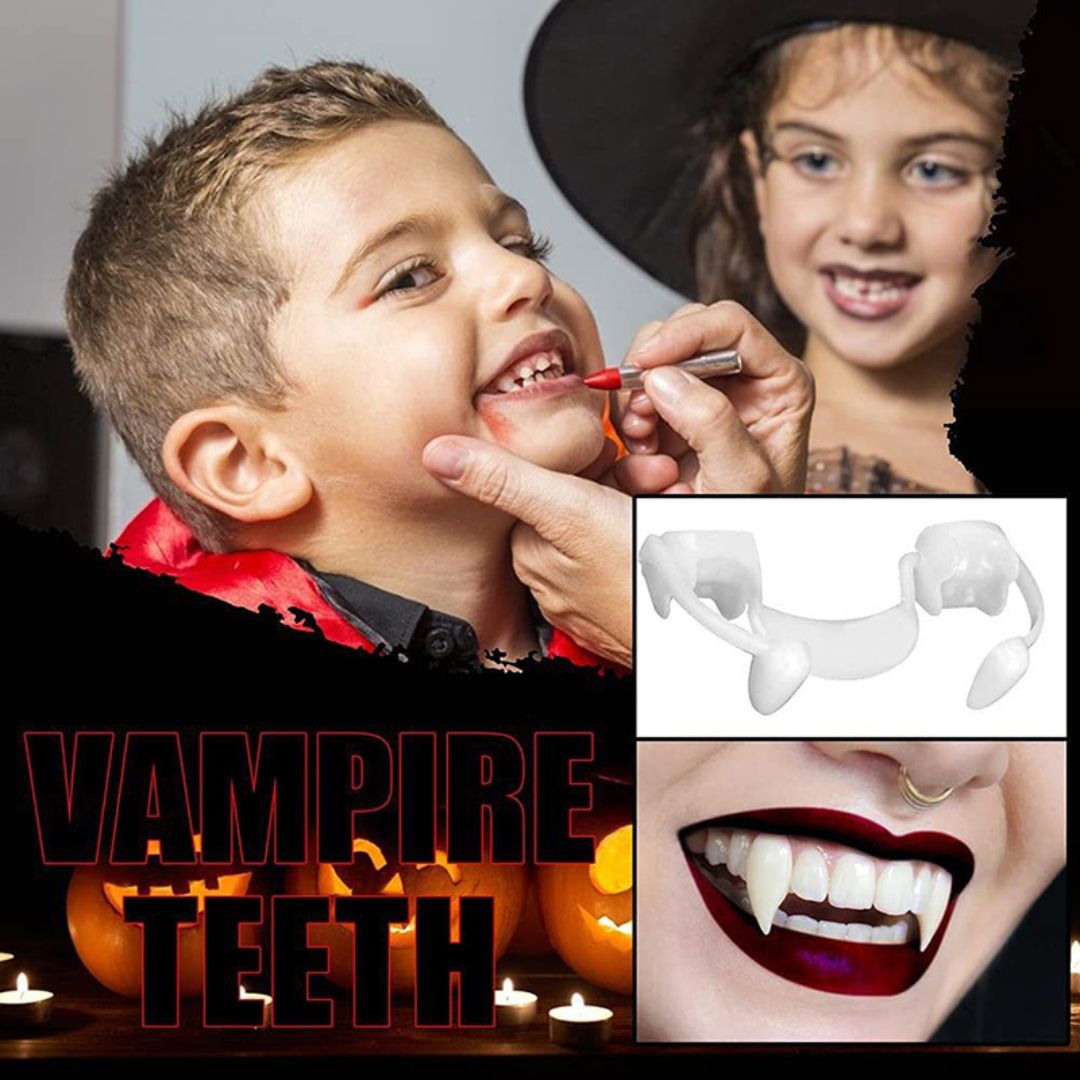 VampSlide™ 2x1: Colmillos Retráctiles de Vampiro🎃