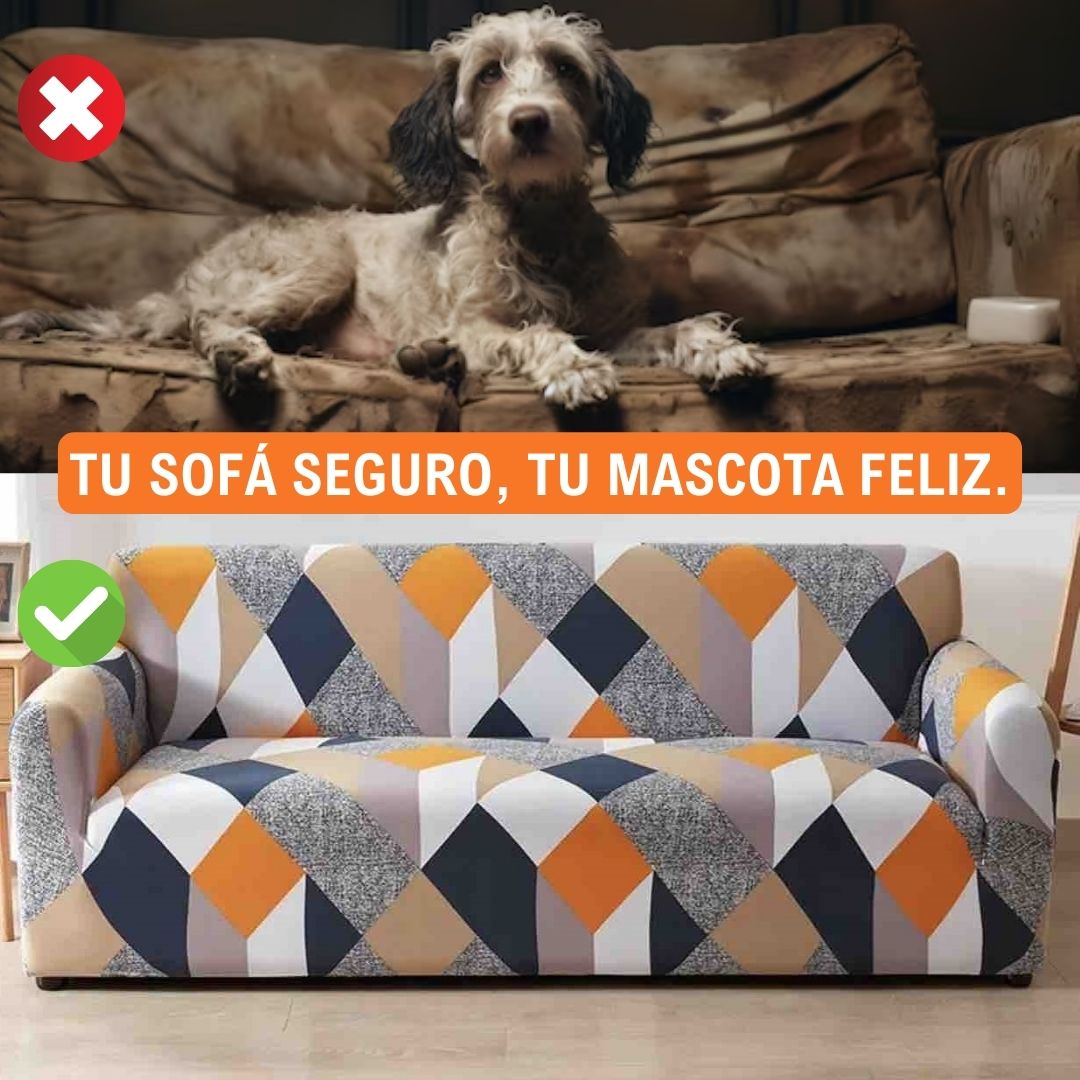 COUCHCOVER™: FUNDA AJUSTABLE PARA SOFA | OBSEQUIO: GUIA DIGITAL