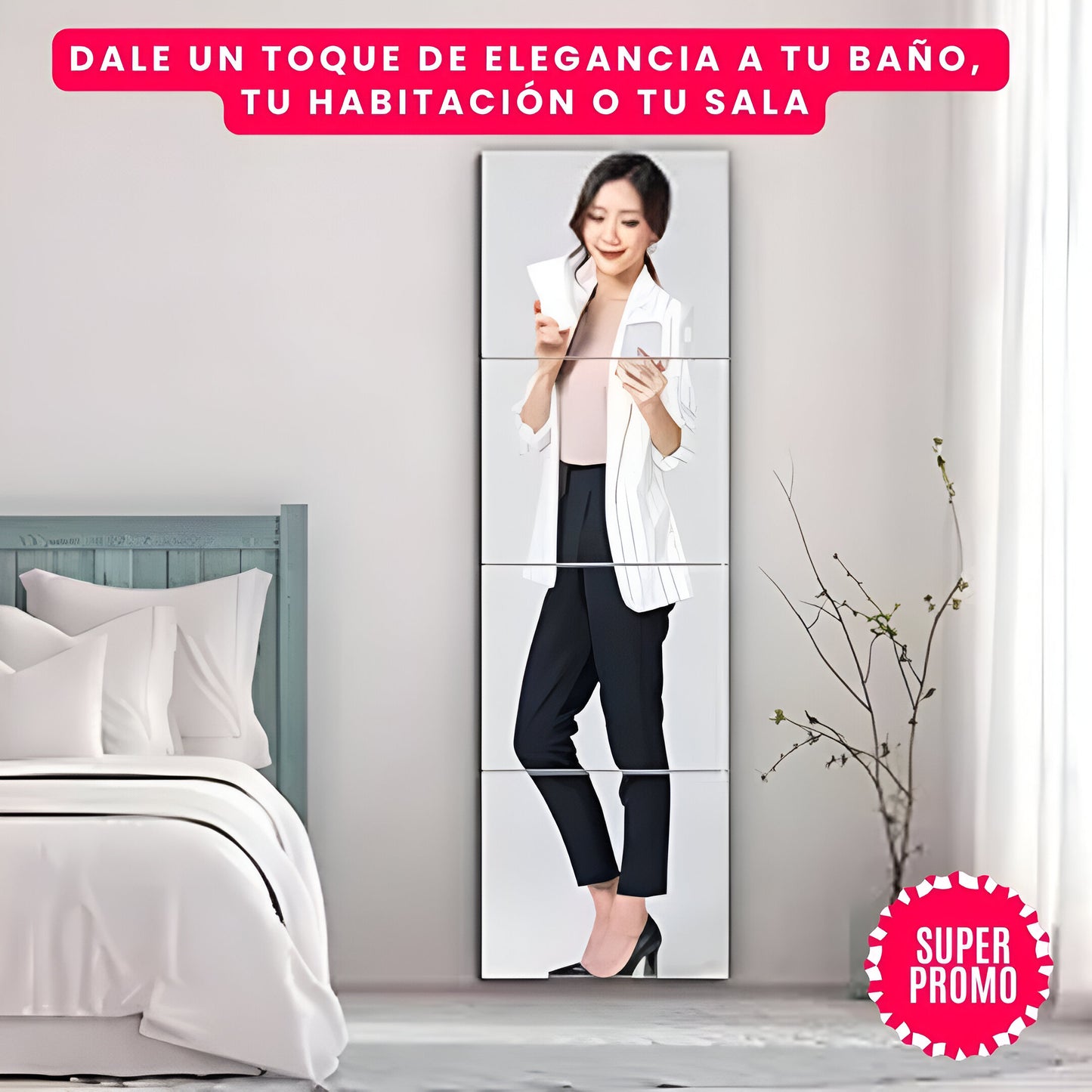 MIRRORFLEX™: ESPEJO FLEXIBLE ULTRA LIVIANO 1.25 M LARGO