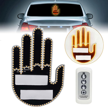 GlowHand™ Mano interactiva de Luz Led para tu carro✋🤘