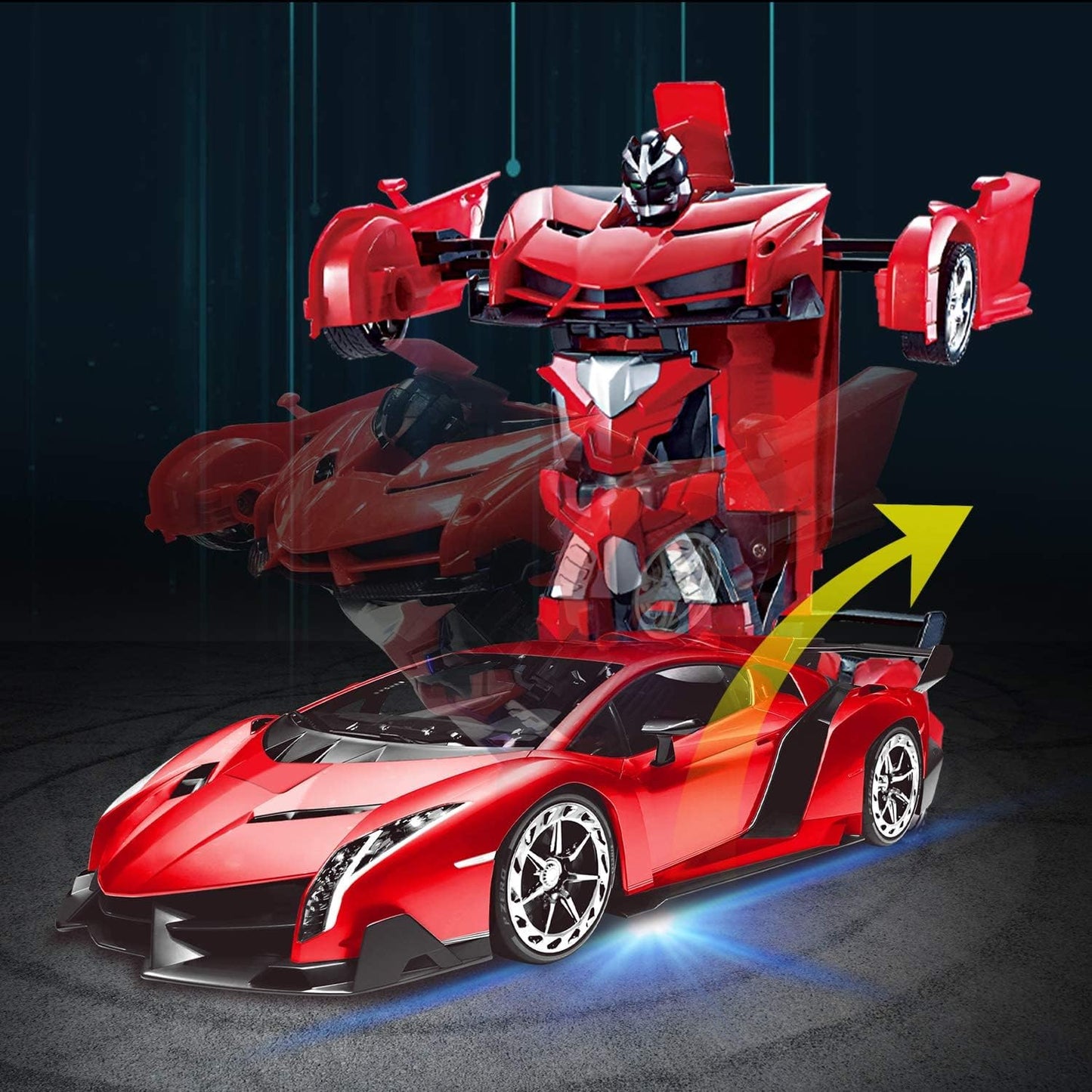 CARRO TRANSFORMER A CONTROL REMOTO