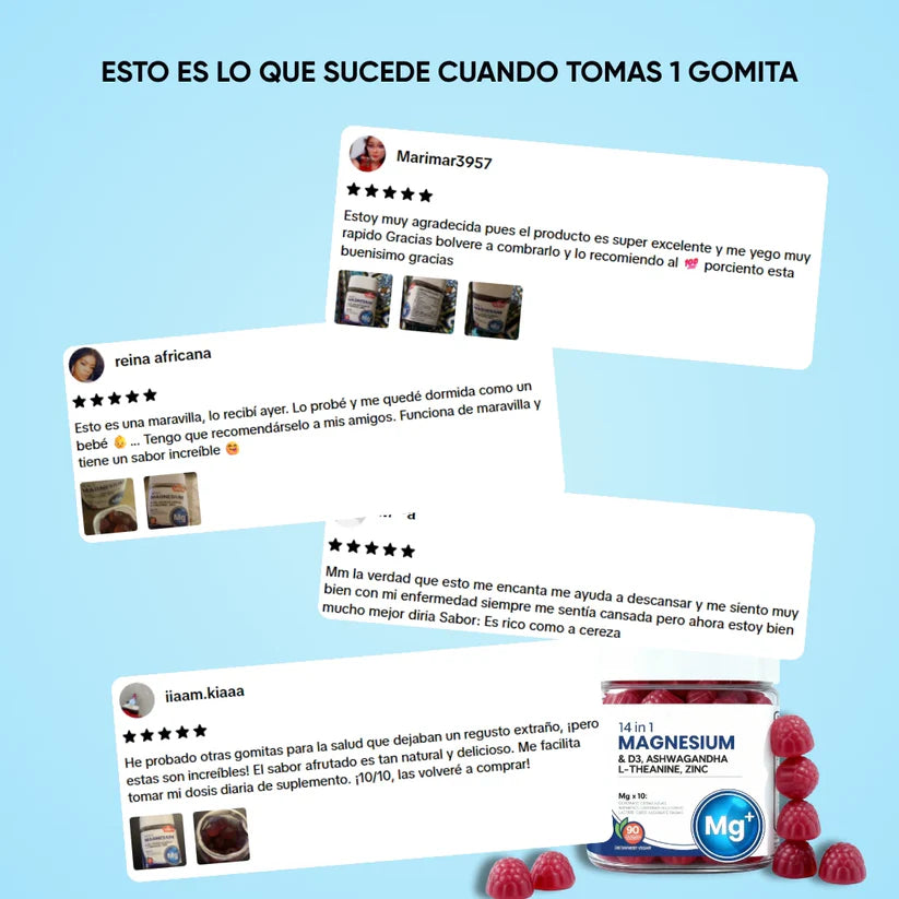 Calmansa™: Gomitas de Magnesio