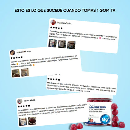 Calmansa™: Gomitas de Magnesio