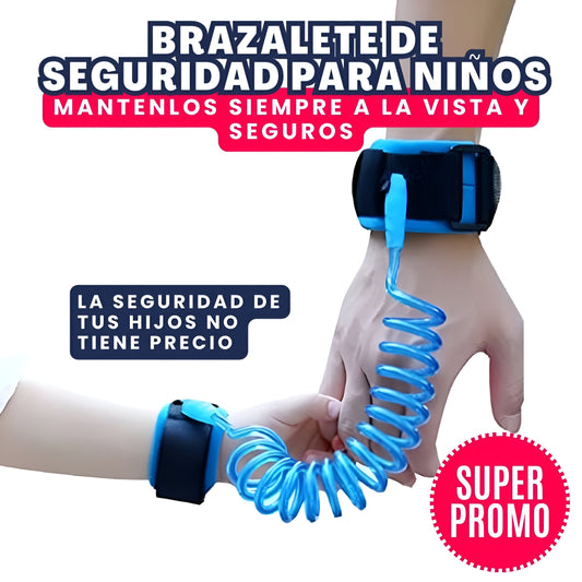 BABYSAFE™ : BRAZALETE DE SEGURIDAD ANTI PÉRDIDA PARA NIÑOS 2 MTS