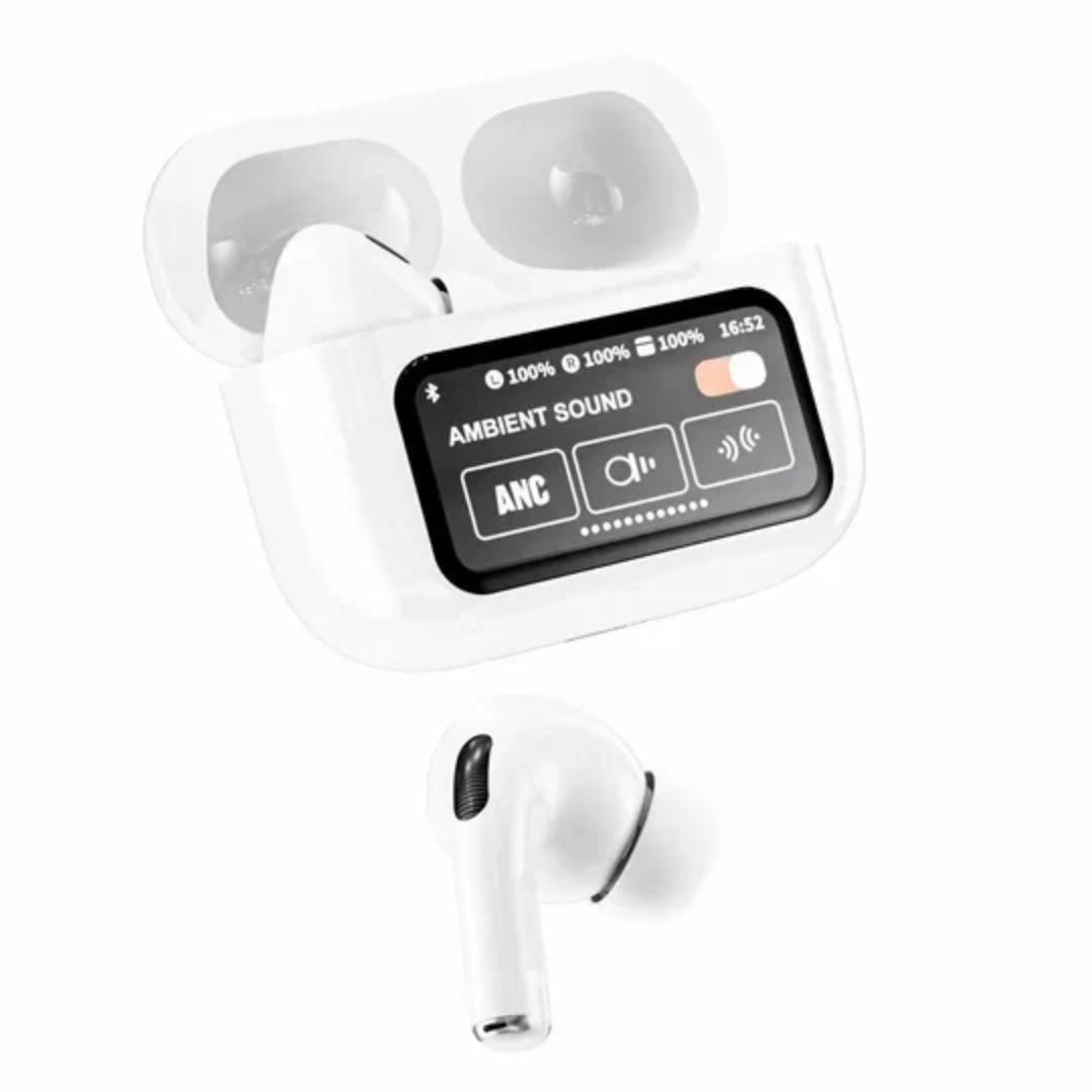 AIRPODS PRO 2 ULTRA CON PANTALLA TACTIL Y TECNOLOGÍA ANC+ENC | OBSEQUIO: PLAYLIST DE 20 CANCIONES DEL MOMENTO