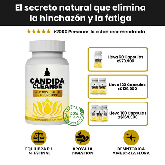 Candida Cleanse: Limpieza digestiva 100% Natural