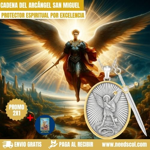 Cadena San Miguel Arcangel Promo 2X1 + Obsequio: Novena Digital