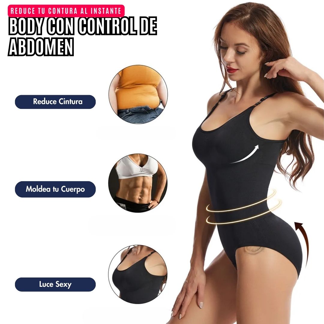 SILUETSUIT™: BODY CONTROL ABDOMEN NEGRO | LUCE SIEMPRE PERFECTA