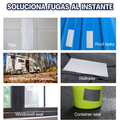 EXTREME™: CINTA DE ALUMINIO SELLA FUGAS Y GRIETAS 30 MTS