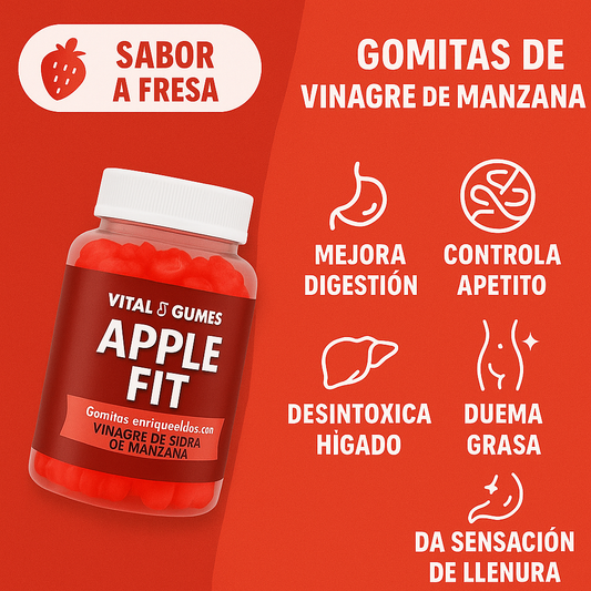 Gomitas Vinagre de Sidra de Manzana