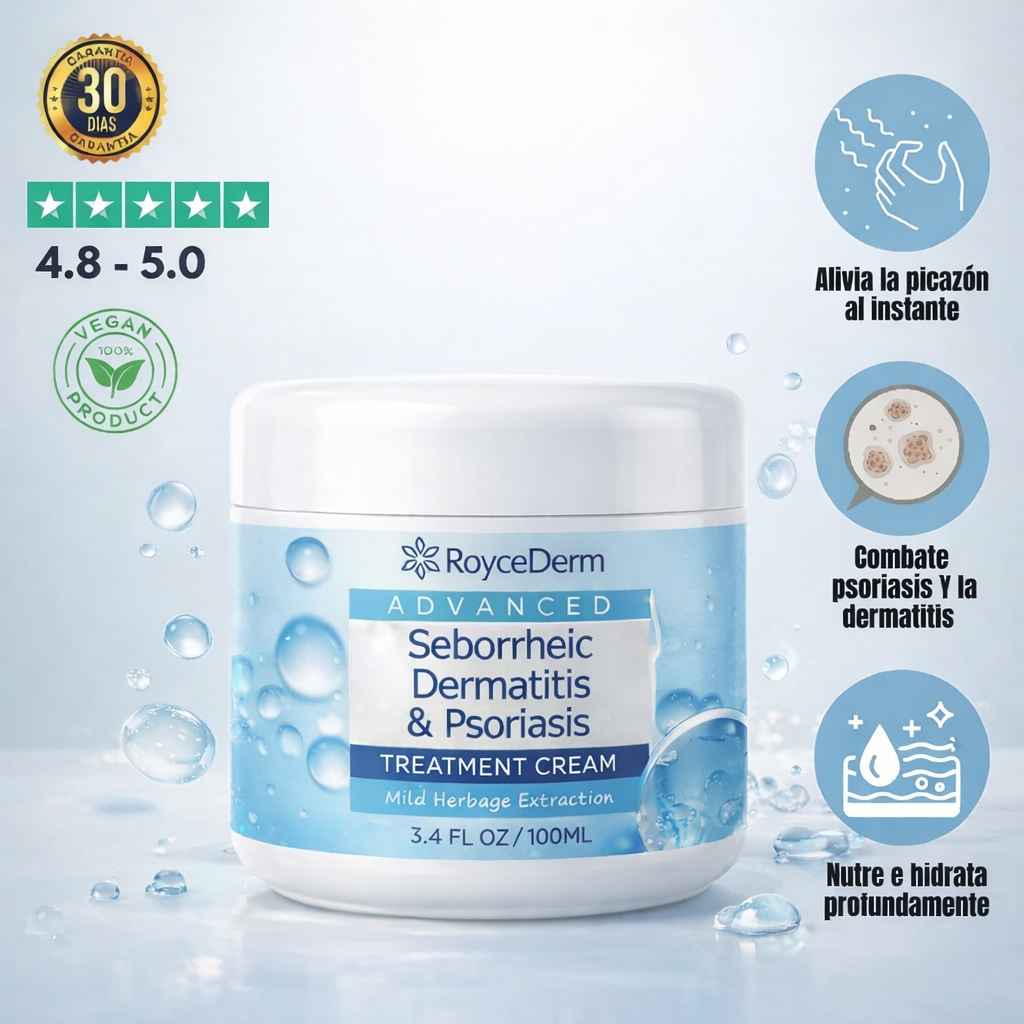 Roycederm™: bálsamo natural que alivia la caspa, psoriasis y dermatitis seborreica