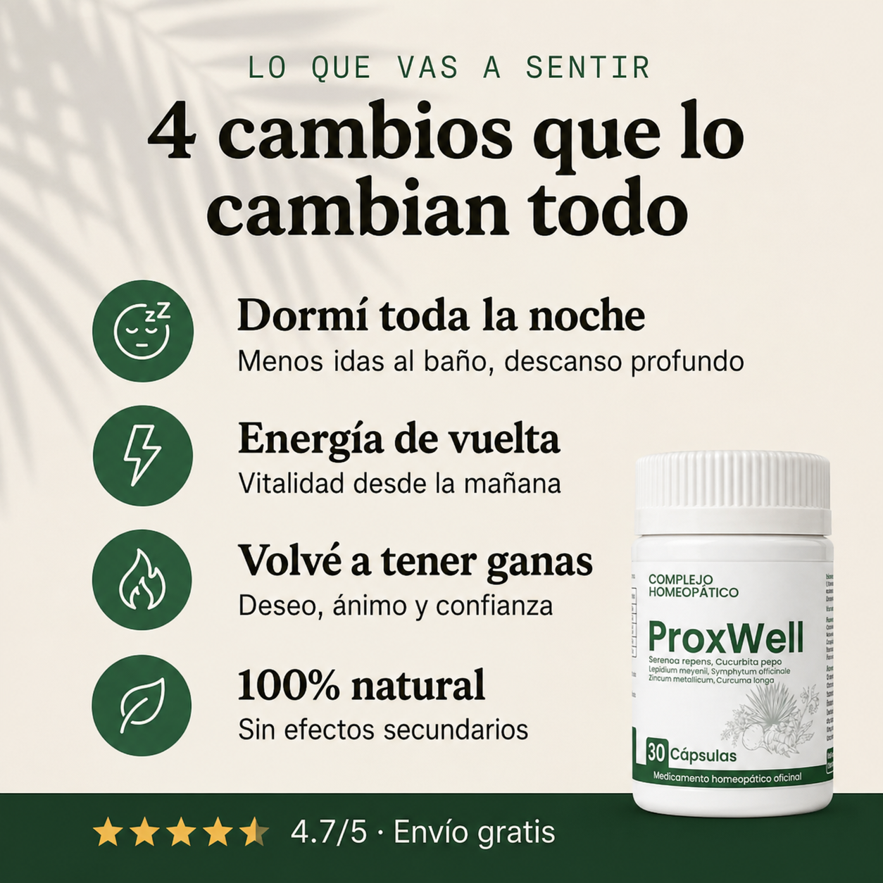 Suplemento para la salud de la próstata