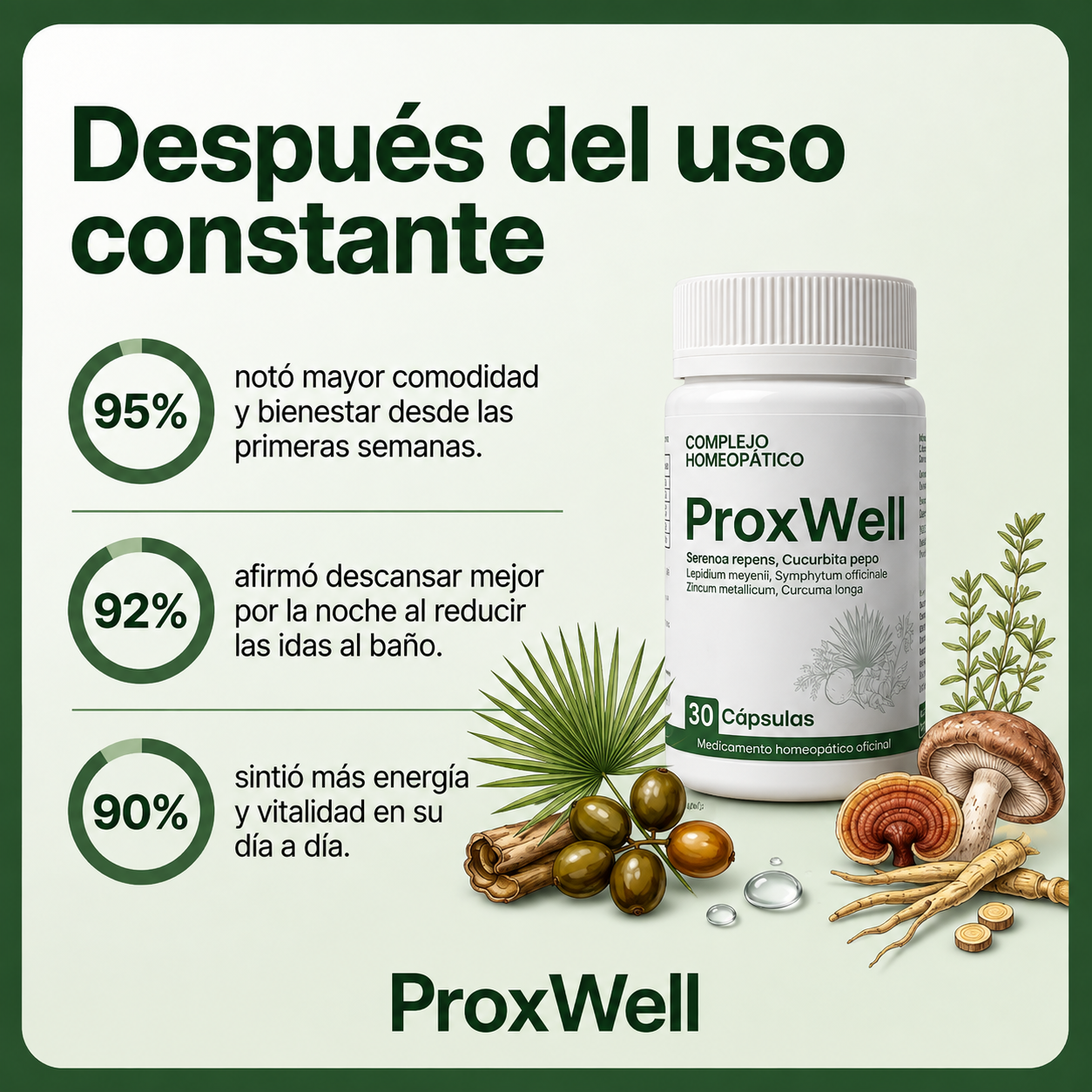 Suplemento para la salud de la próstata