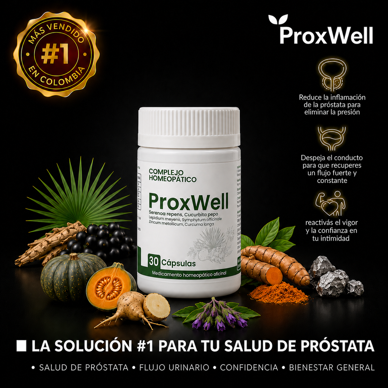 Suplemento para la salud de la próstata