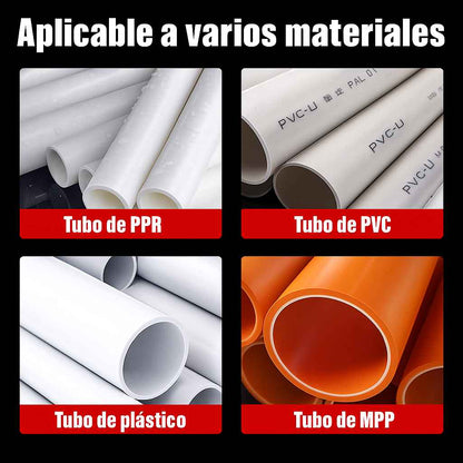 ThreadPro™: Herramienta para rosca de tubos 2 en 1 | Diámetro: 1/2", 3/4"