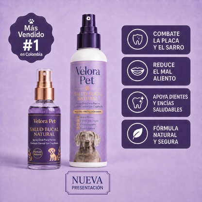 Spray dental para perros sin anestesia ni cepillado