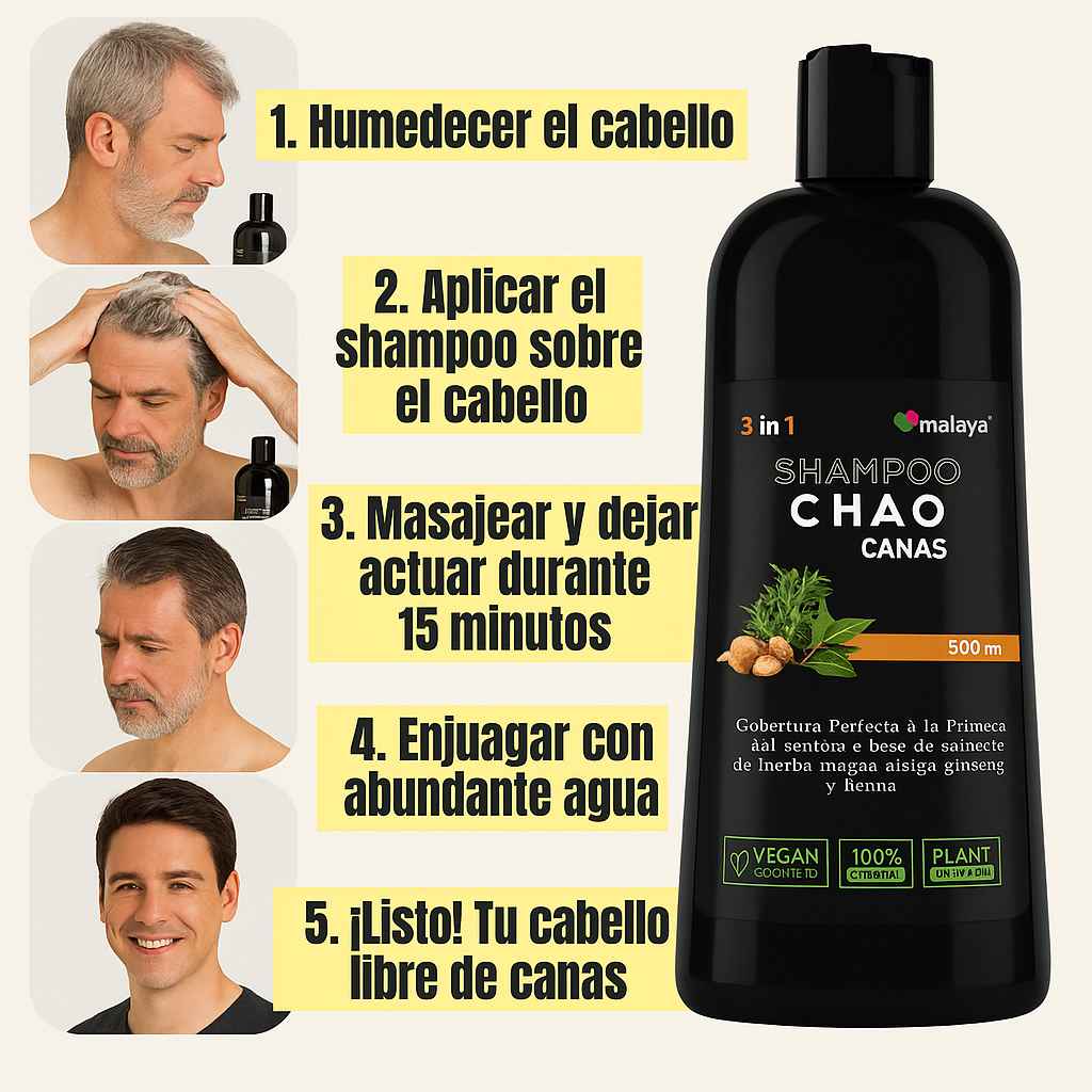 Shampoo Chao Canas+ 3 Regalos🎁