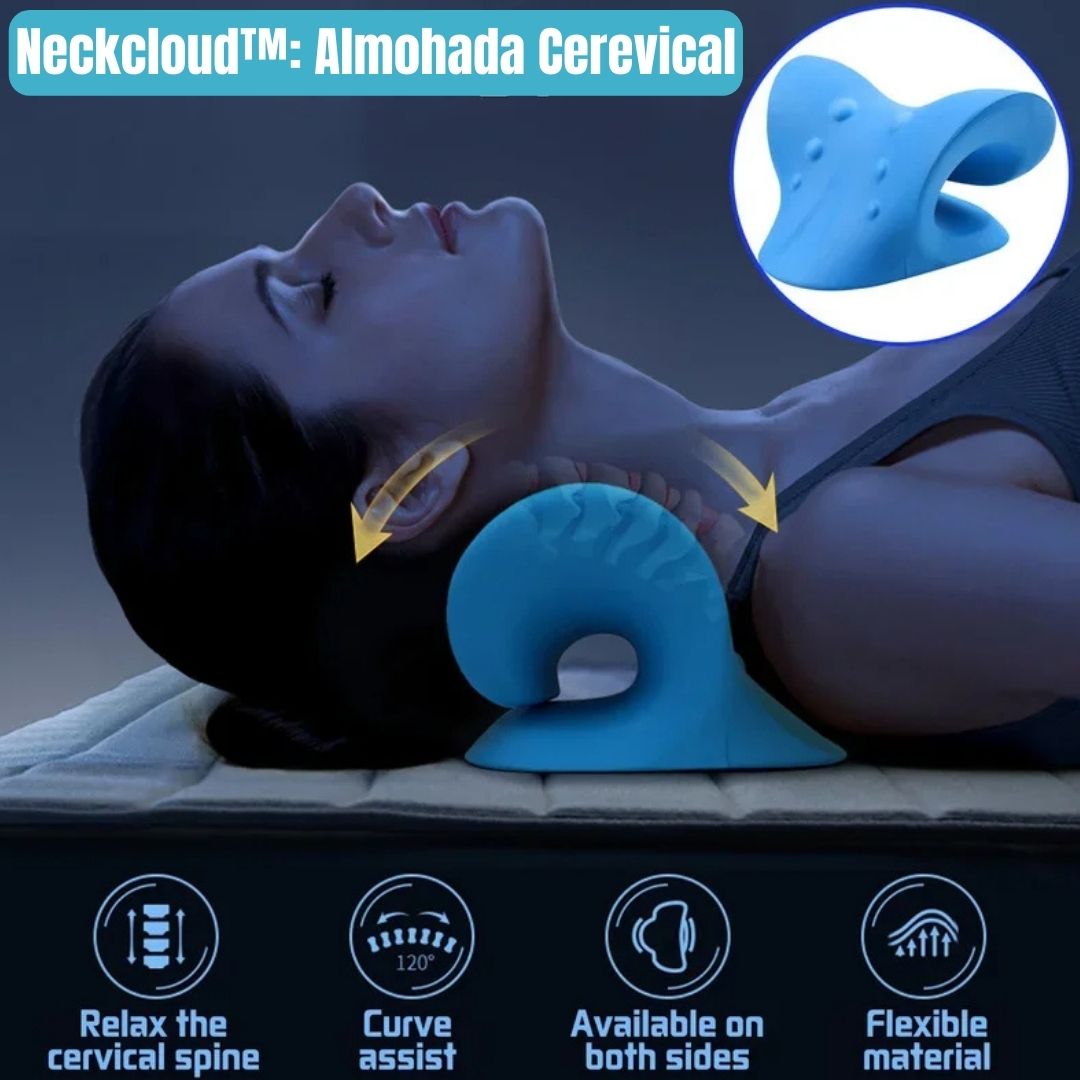 NeckCloud™: Almohada cervical quiropráctica| Alivio efectivo del dolor